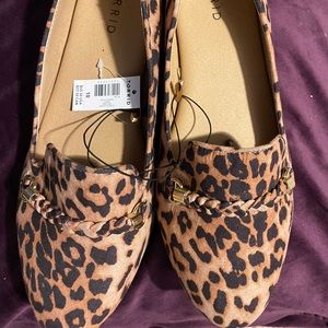 Leopard Print Loafers